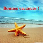 Bonnes vacances !